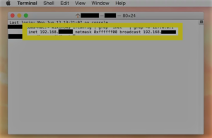How to Find Your Private IP Address on Mac Step 2